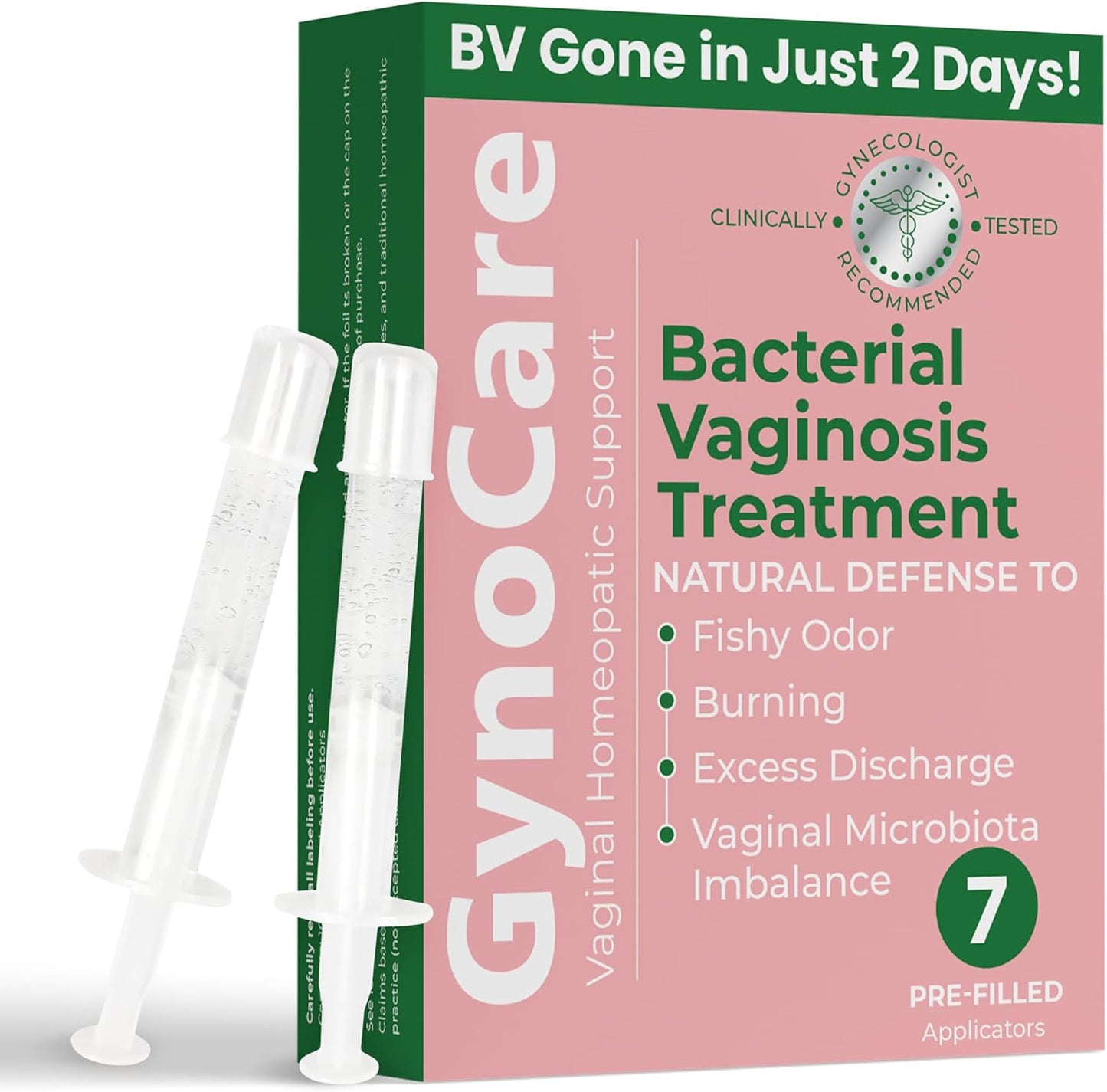 Terramed Just Think Comfort Bacterial Vaginosis Treatment front view packaging