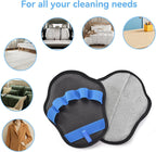 Easy to clean electrostatic pet fur remover glove peeling hair off