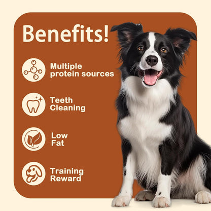 Premium high protein dog treats for small medium and large breeds