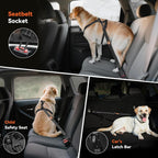Tivray reflective pet vehicle leash full length view