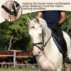 Two rolls of one yard length elastic horse bit protector guards showing the latex texture.