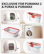 PETKIT automatic cat litter box trash bags being inserted into the waste drawer