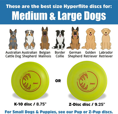 Purple Hyperflite K-10 Hyperflex disc showing grip texture