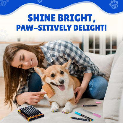 Dog nail polish set in original retail packaging