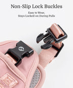 Fei and Eve large dog harness breathable mesh padding