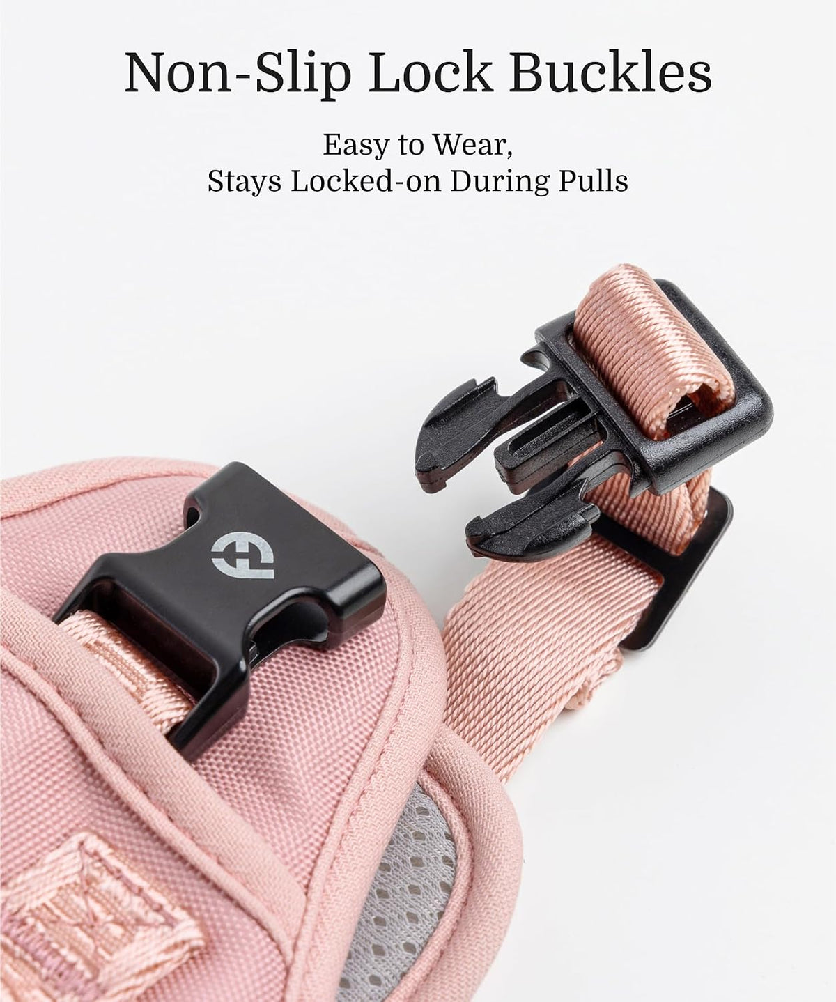Fei and Eve large dog harness breathable mesh padding