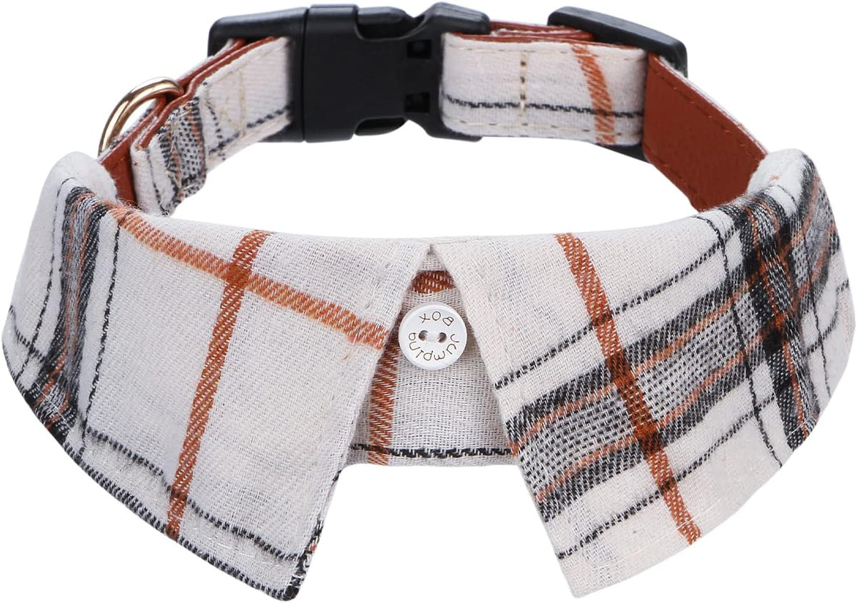 Faleela Soft &Comfy Bowtie Dog Collar,Detachable and Adjustable Bow Tie Collar,for Small Medium Large Pet (S, Beige) - Image 14