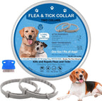 Faliopuo flea and tick collar for dogs 2 pack front view