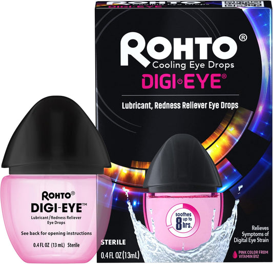 Rohto Digi-Eye Digital Eye Strain Relief packaging front view for computer eye care.