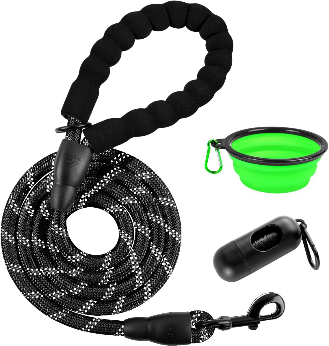 BARKBAY Dog Leashes for Large Dogs Heavy Duty Dog Leash 4/5/6 FT with Comfortable Padded Handle and Highly Reflective Threads for Medium Large Dogs Walking Training Running (5FT-1/2'',Pink) - Image 11