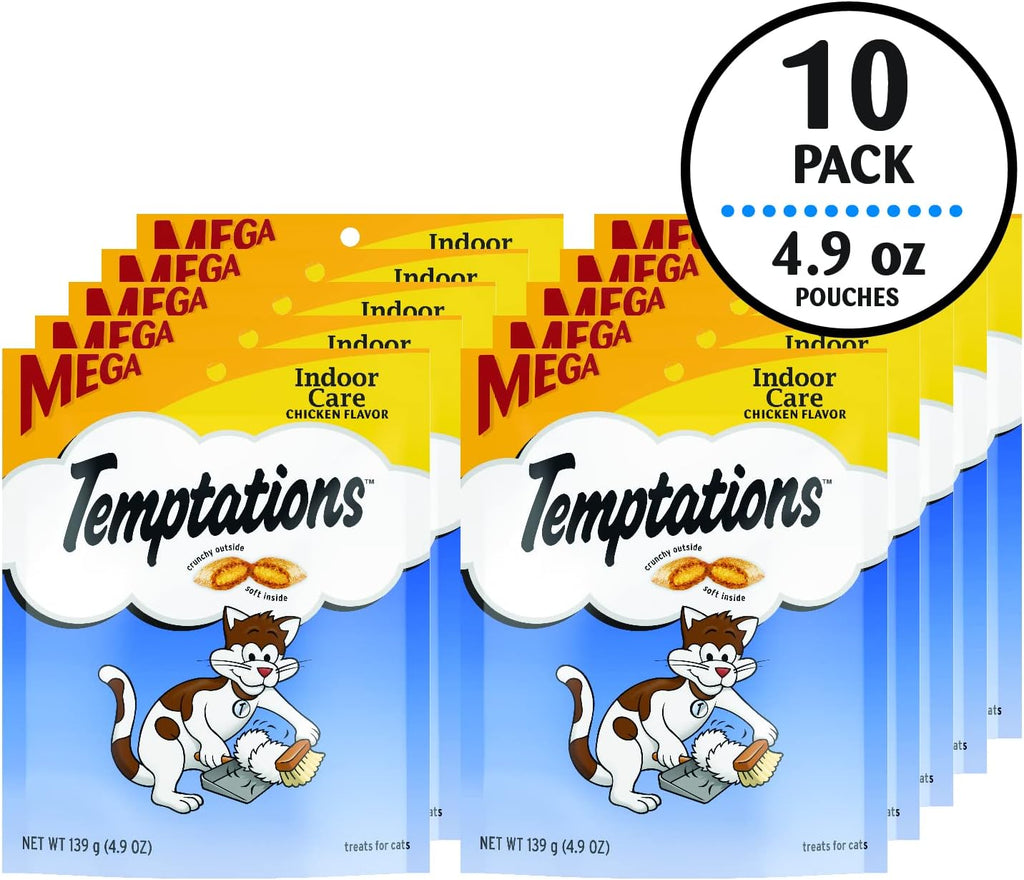 Temptations chicken flavor cat treats bulk pack display