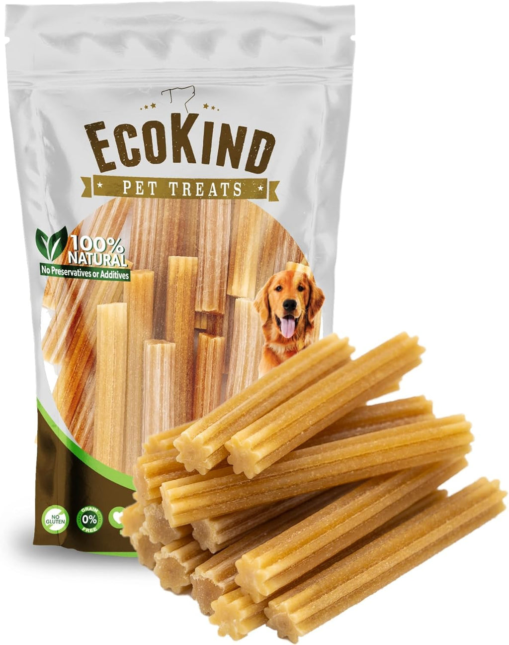 EcoKind premium gold dog chews packaging details