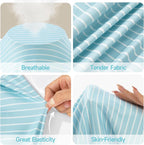 Four-legged elastic ribbing on the comfortable doggy jammies.