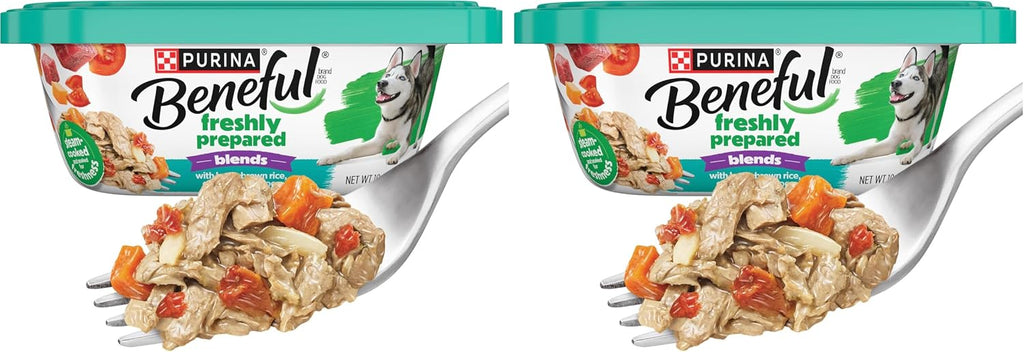 Purina Beneful Freshly Prepared Blends Wet Dog Food Variety Pack with Beef, Chicken, or LambDog Food - (Pack of 12) 10 oz. Tubs - Image 12