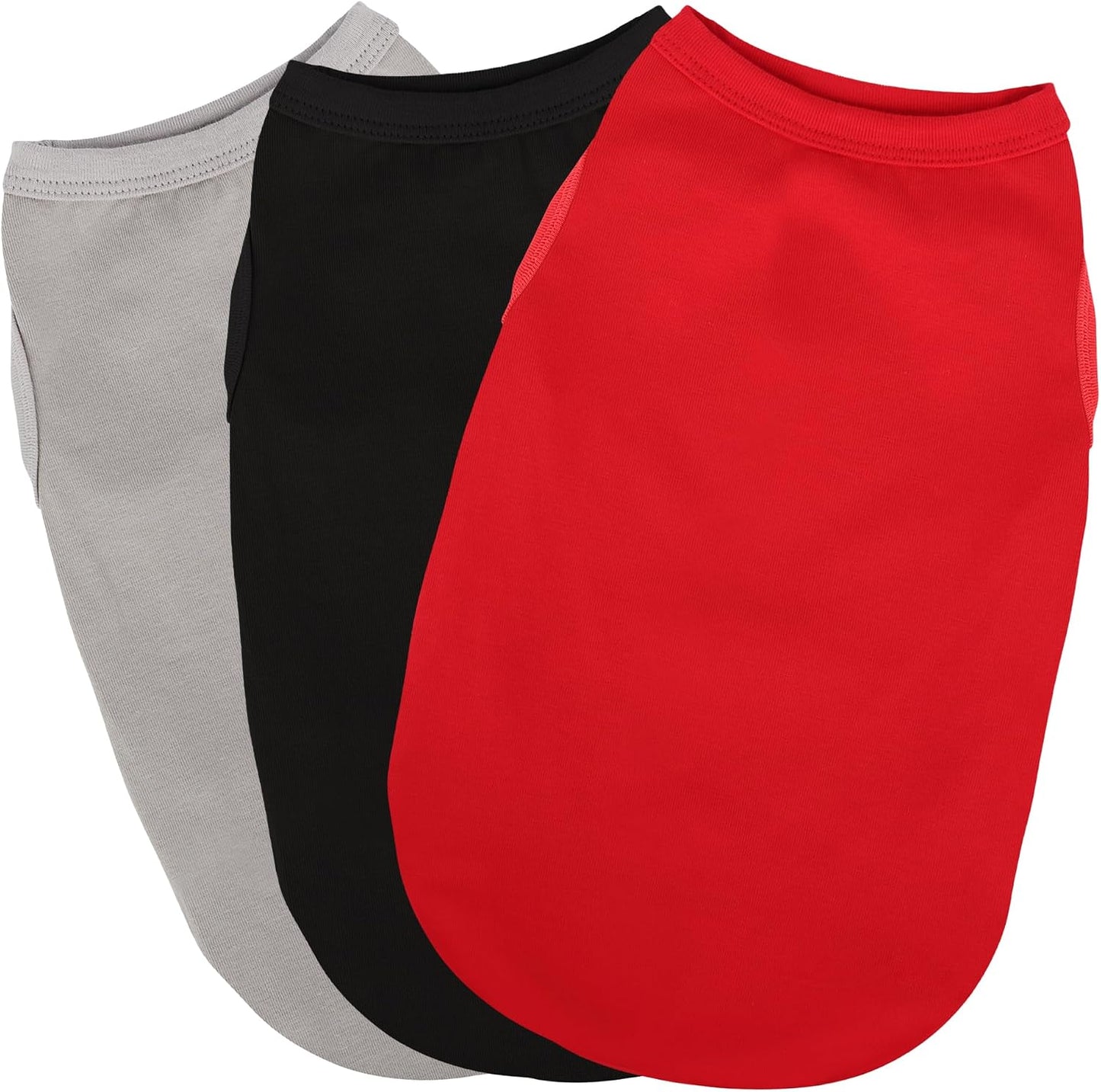 Upgrade Your Pup's Wardrobe: Sleek Solid-Colored Dog Shirt Tank Top, Perfect for Small to Medium Dogs, Offering Simple Style and Comfort Black M - Image 15