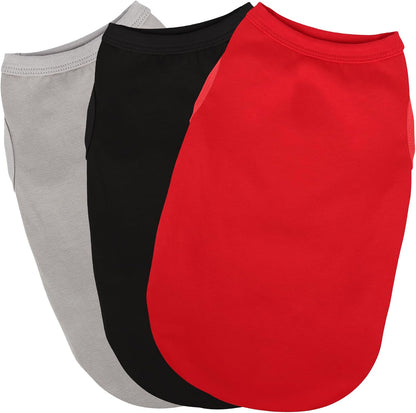 Upgrade Your Pup's Wardrobe: Sleek Solid-Colored Dog Shirt Tank Top, Perfect for Small to Medium Dogs, Offering Simple Style and Comfort Black M - Image 15