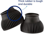 SmartEquine horse protective boots in large size showcasing thick durable base