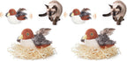 Potaroma Cat Toys Rechargeable Flapping Bird Sparrow, Lifelike Chirp Tweet, Touch Activated Kitten Toy Interactive Cat Exercise Toys for All Breeds Cat Kicker Catnip Toys 4.0 Inches - Image 9