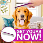 High quality metal comb for removing mats from pet coat