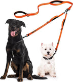 Double Dog Leash - Adjustable Length Long Leash for Dog Training - Dual Reflective Dog Leash with Non-Tangle Design - Heavy Duty Nylon and Metal Buckles - Ideal - Image 15