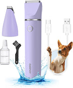Casfuy Cordless Dog Paw Trimmer - Low Noise Small Dog Clippers with Double Blades USB Rechargeable Grooming Clipper for Dogs Cats and Small Pets for Trimming Hair Around Paws, Eyes, Ears, Face, Rump - Image 10