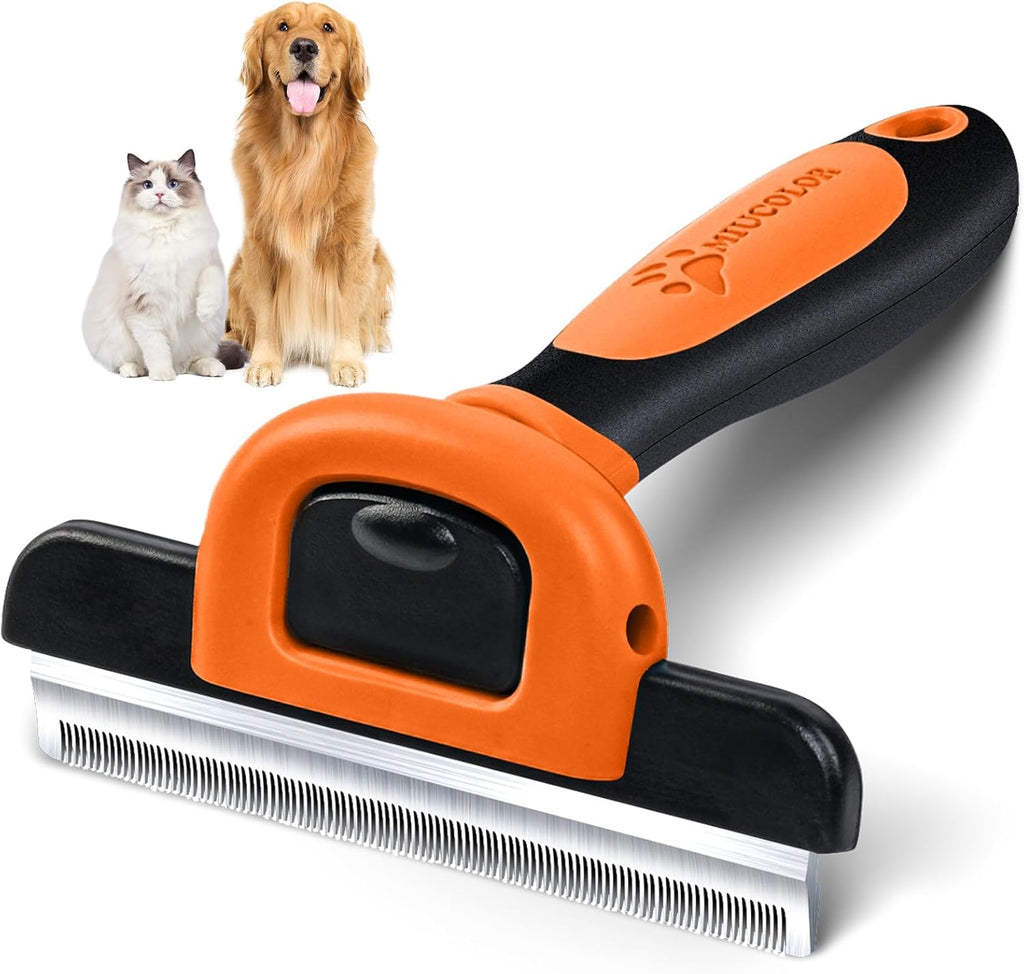 MIU COLOR Pet Grooming Brush, Deshedding Tool for Dogs & Cats, Effectively Reduces Shedding by up to 95% for Short Medium and Long Pet Hair - Image 11