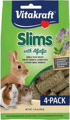 Vitakraft Slims Carrot Small Animal Treats - Light, Healthy Food Bites - Crispy Carrot Treats for Rabbits, Guinea Pigs, Hamsters & Chinchillas (10oz) - Image 10