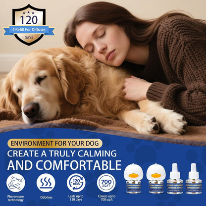 AutumnNest six in one dog anxiety relief kit with two plug-ins and four refills
