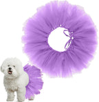 Dog Tutu Tulle Tutu for Dogs Small Large Medium Puppy Dress Ballerina Costume Skirt for Holiday Puppy Cats Bunny Pet Outfit Birthday Wedding Party Photo Prop Supplies(Pink) - Image 11