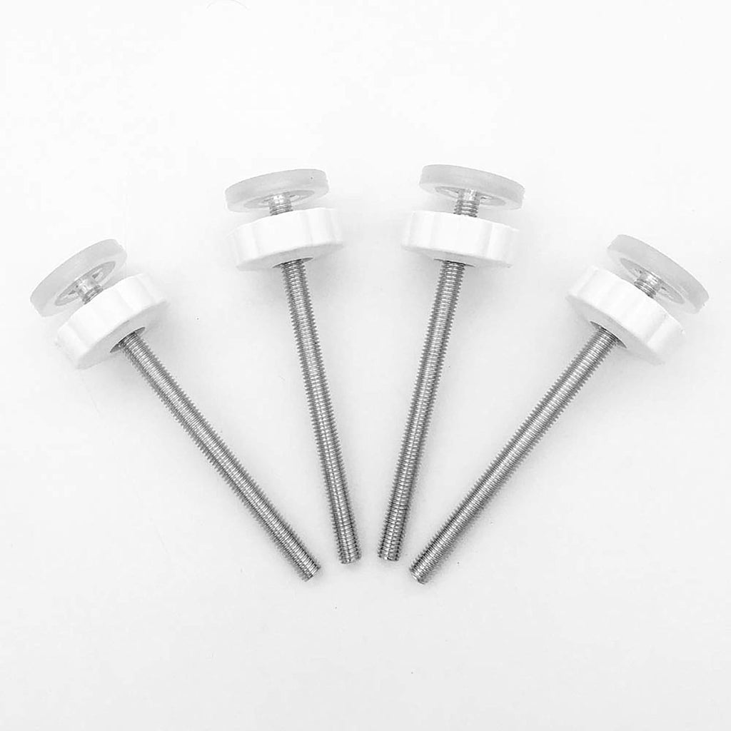 Vmaisi pressure gate threaded spindle rods front view with four replacement bolts