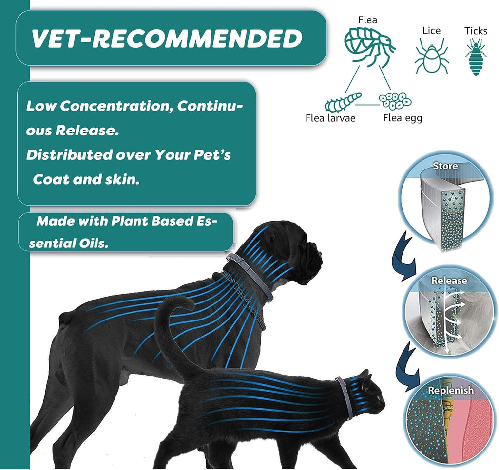 ShengKou large dog flea collar adjustable strap detail