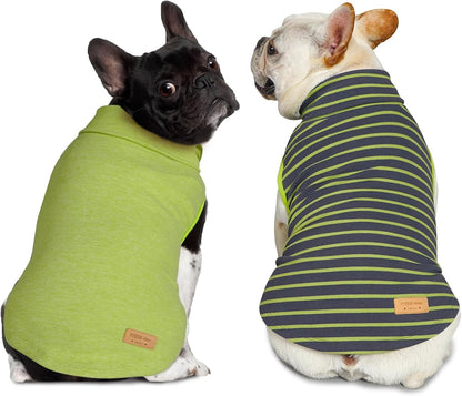 KYEESE 2Pack Dog Sweater Soft Dogs Clothes Warm Pets Clothes Turtleneck Pets Coats Dog Sweaters for Small Dogs Girl Pullover Small Pet Sweaters Stretchy Pet Sweatshirt - Image 12