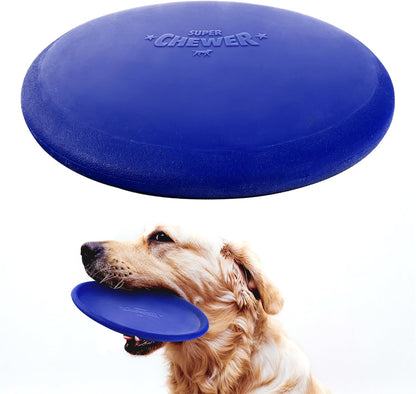 SuperChewer Tough Tug-of-War Flying Disc Toy | Lifetime Replacement | Strong Natural Rubber | Great Tug Disc Fetch Toy for Dogs | Ultra Durable Chew Toys for Aggressive Chewers | For All Breeds - Image 11