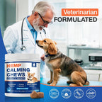 Strellalab dog stress relief chews for thunderstorms and fireworks anxiety