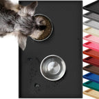 Vivaglory Dog Bowl Mat Grippymat front view