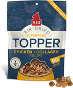 Plato Pet Treats Dog Food Toppers - Air-Dried Dog Food Toppers for Dry Food - with Collagen to Support Skin and Coat Health - Venison, Lamb and Collagen Recipe 5.5oz - Discontinued - Image 14