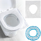 RAINFLOW disposable toilet seat cover front view of the commercial sixty pack packaging box.