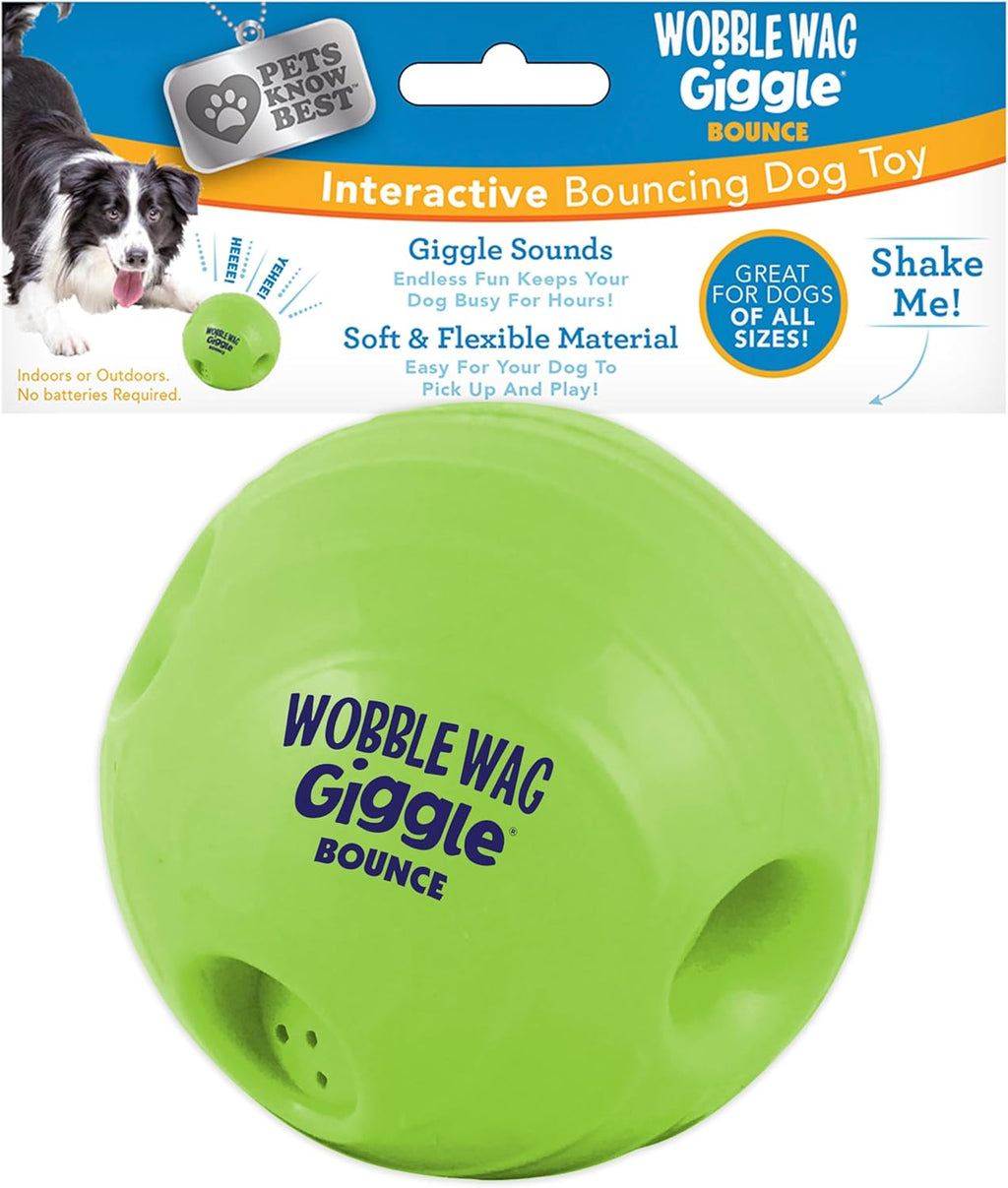 Wobble Wag Giggle Ball, Interactive Dog Toy, Fun Giggle Sounds When Rolled or Shaken, Pets Know Best, As Seen On TV - Image 11