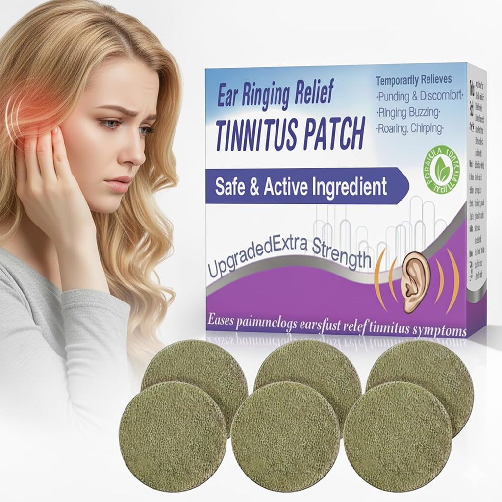 TEELAMP Tinnitus Relief Patches front packaging for ear ringing relief.