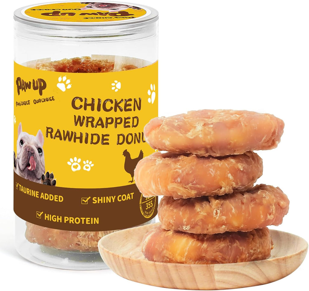 PAWUP Dog Treats Chicken Wrapped Rawhide Sticks Long Lasting Dog Chews, Natural Snacks for Medium Large Dogs w/Taurine,12.5 oz (25-30 Count) - Image 12