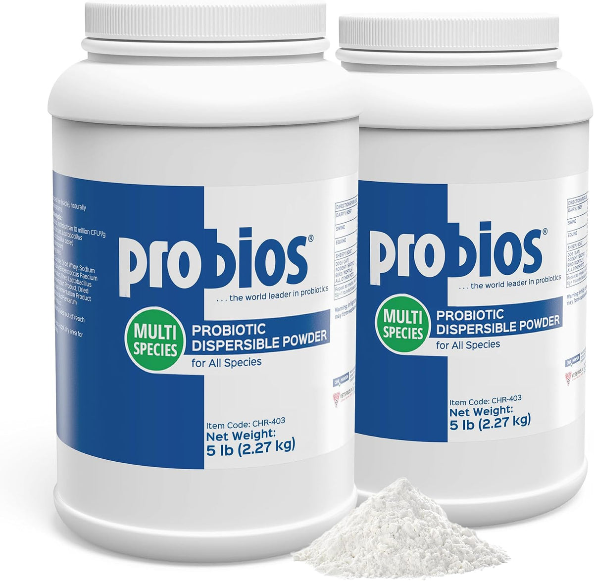 Probios Digestive Support Probiotic for Dogs, Horses, Cats, Gut Health Powder for All Species, Daily Supplement for Digestion Immune Support, 5 lbs - Image 10