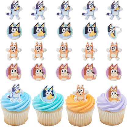 DecoPac Bluey So Much Fun Rings 24 pack front view