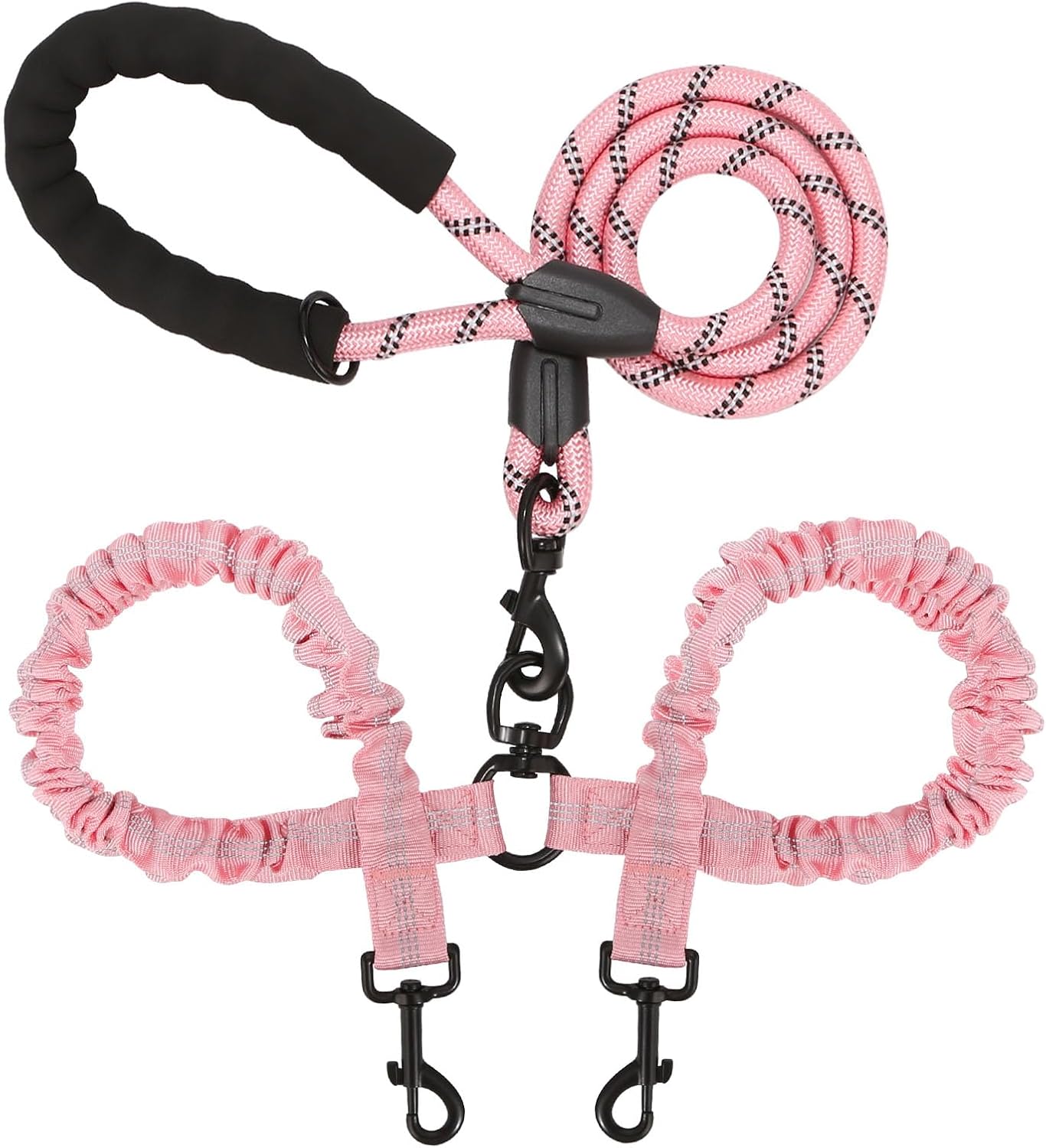 BAOBOTE authentic USA imported dual dog leash packaging view