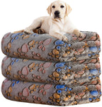 Rezutan 1 Pack 3 Blankets for Dogs, Dog Blanket for Large & Medium Pet Cat, Premium Soft Fluffy Suitable for Dog Kennels & Beds, Sofas, Gifts Puppy Essentials, 41x31inch, Gray/Blue/Beige - Image 14