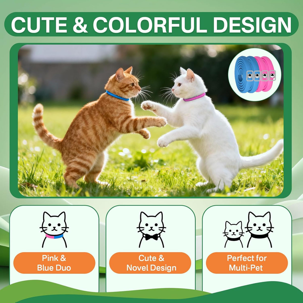 Packaging of imported Puyrzoe cat flea and tick collar