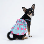 Fitwarm princess style dog clothes close up details of halter neck
