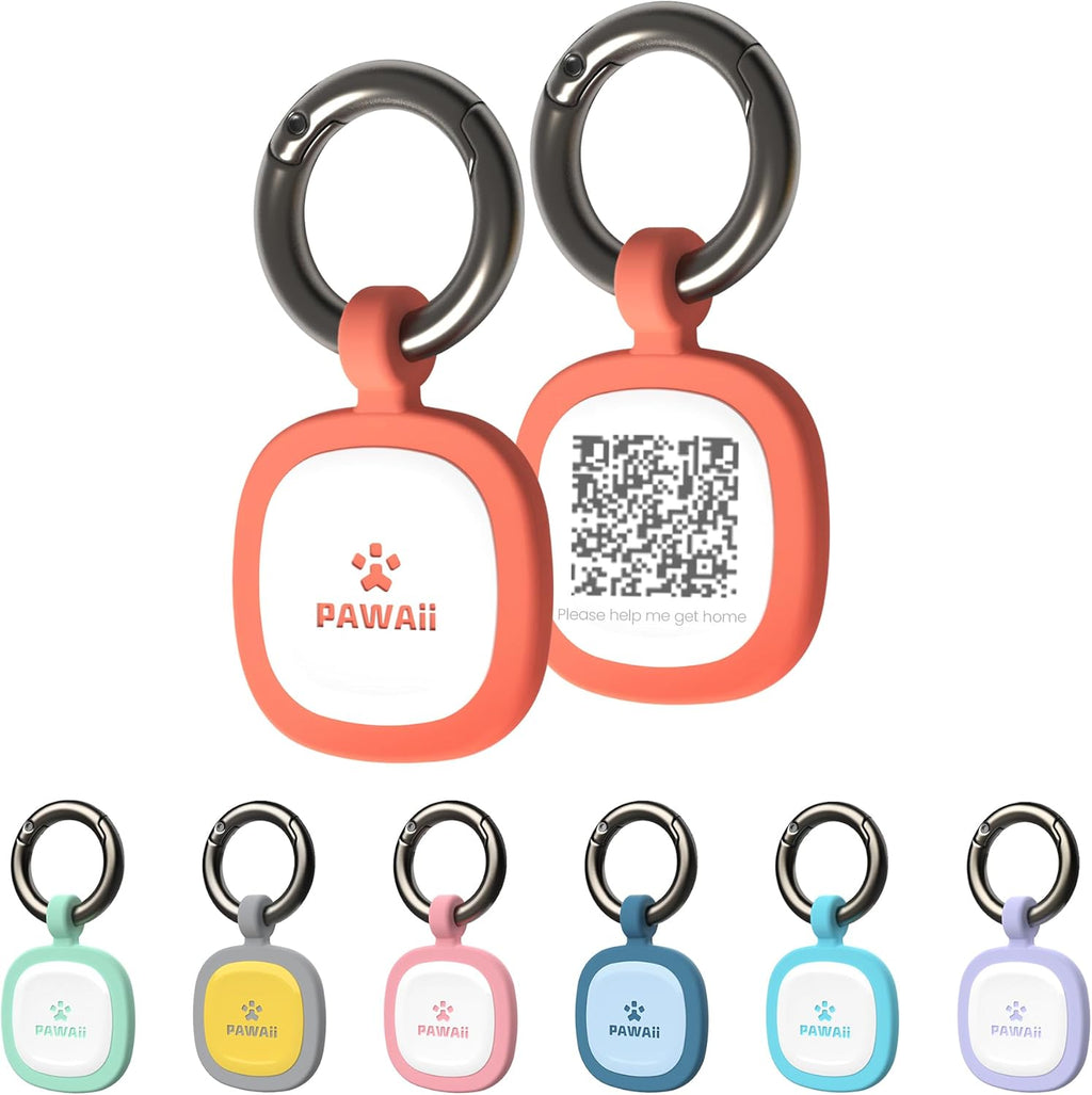 Pawaii Silent Silicone Dog ID Tag, Modifiable Pet Online Profile and Emergency Contacts, Scan QR for Instant Location Alerts, 1 Pack (Deep Sea Blue) - Image 15
