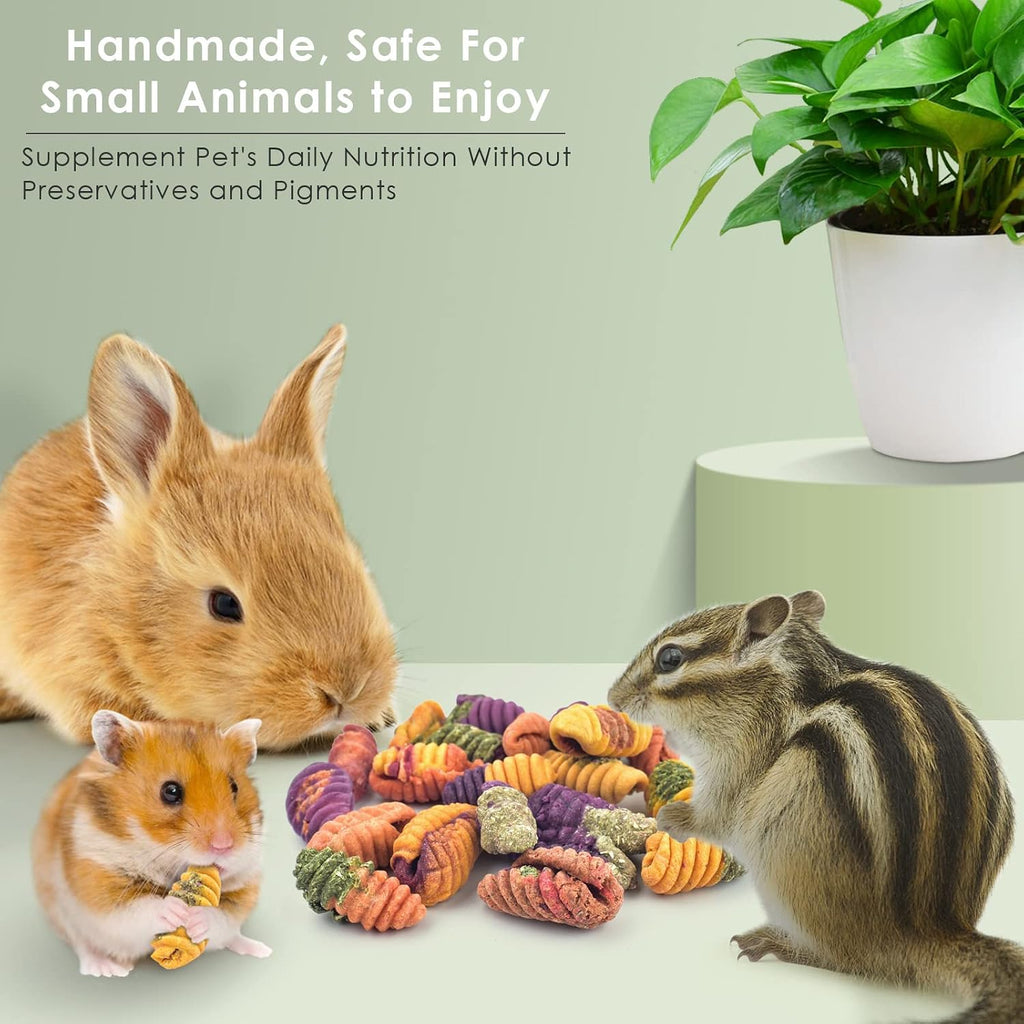 Close up of Erkoon small animal snacks and gnaw shapes