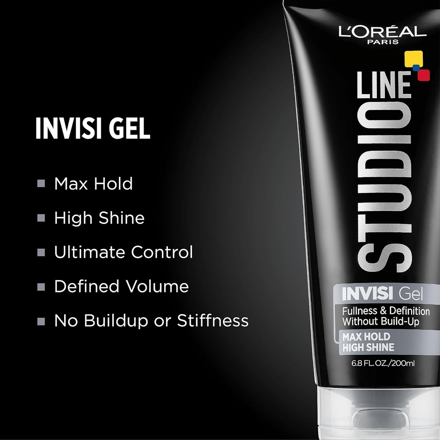 L'Oreal Paris Studio Line INVISI Gel, Strong Hold 6.80 oz - Image 2