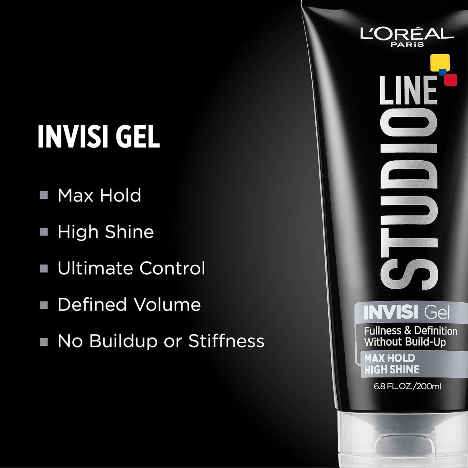 L'Oreal Paris Studio Line INVISI Gel, Strong Hold 6.80 oz - Image 2